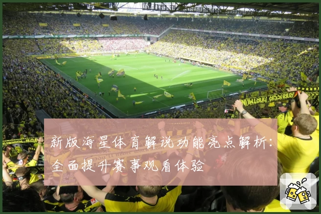 新版海星体育解说功能亮点解析：全面提升赛事观看体验